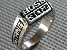 Mustang Boss 302 signet ring