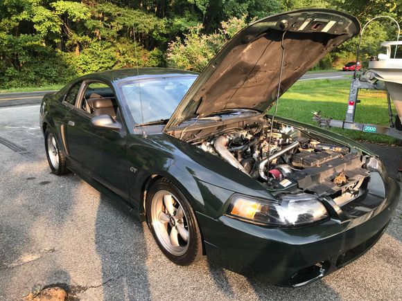 On 8psi currently. Made decent power but now I’m working on piecing a shortblock together before this one deletes itself