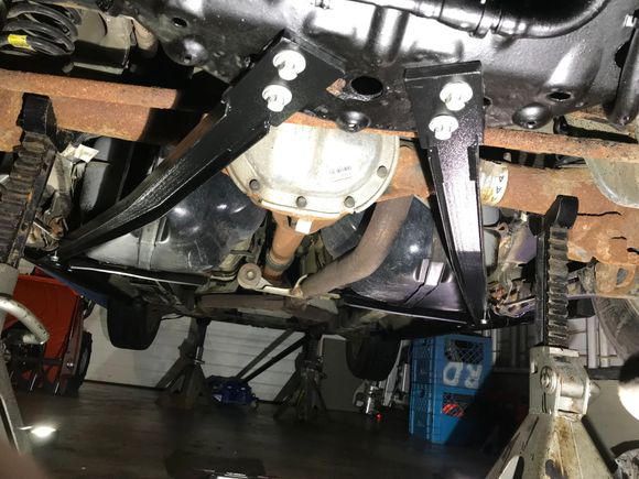 Black powder coated 