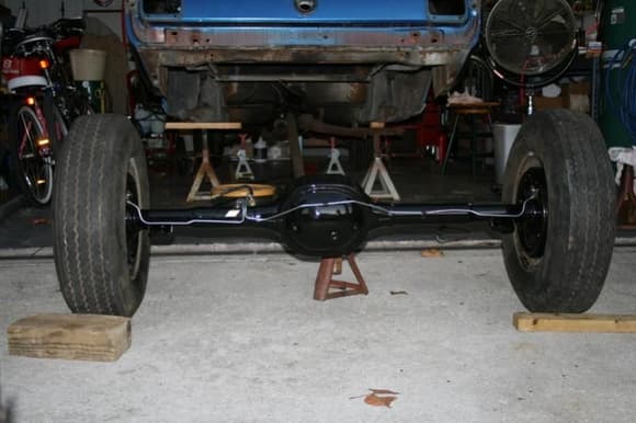 rear axle after