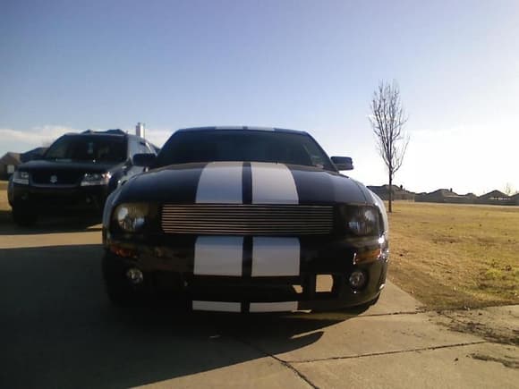 finished 3 stripes anybody want a roush hood scoop for sale dallas tx