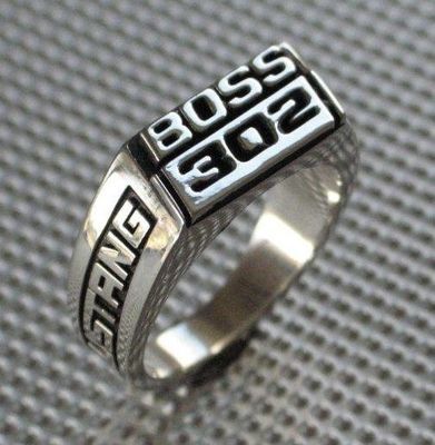 Mustang Boss 302 signet ring