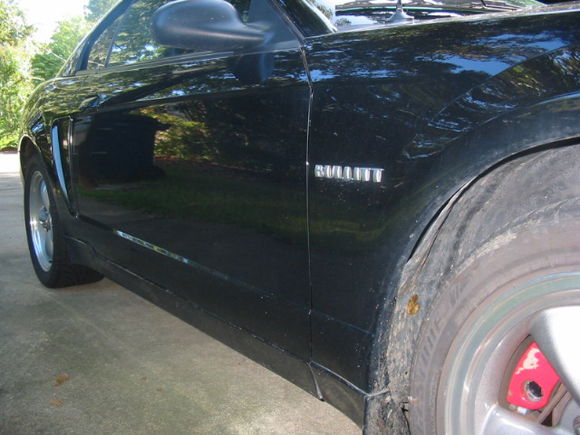 &quot;Custom&quot; badging-bored mechanic special!  Kittyhair filler, decklid badges, and black touchup paint/