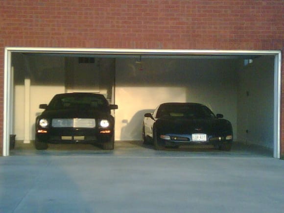 2008 S197 GT/ 2003 C5 Corvette in garage!!