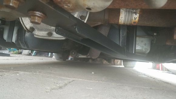 This is the bolt on replacement part. Reuses original bolts, switch can be completed in 2 hrs.  Powder coated,  should never rust out.