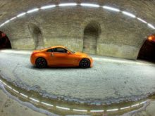 Shooting In Paris under a bridge.