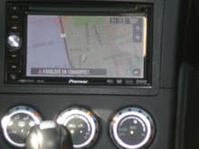 Pioneer touch screen with navigation