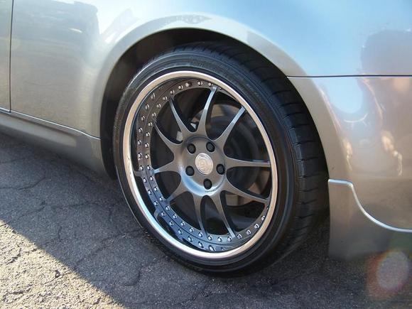 close up or rear wheel, 19" x 11"