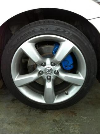 painted caliper..before the new wheels