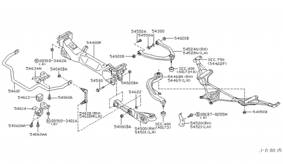 Z33 Frt cross bar