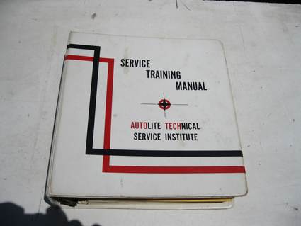 AUTOLITE TRAINING MANUAL