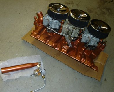 1966 Olds 442 Tri-Power Set-up Complete