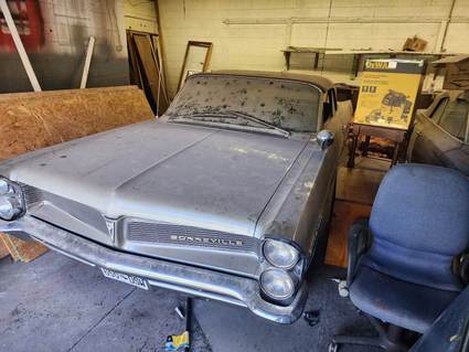 Pair of 63 Bonneville's One Convertible