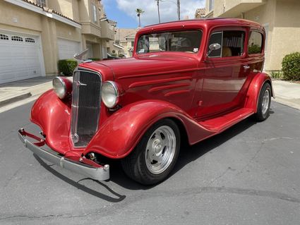 1935 Chevy 2 Dr Sedan Sweet Street Rod Steel Body