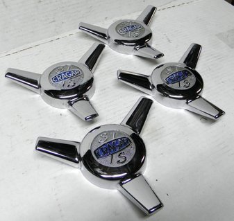 Cragar SS Mag Wheels Knock-Off Spinner Centre Caps