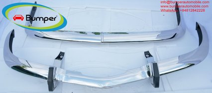 BMW 2000 CS bumpers (1965-1969) by stainless steel