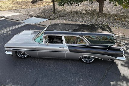 1959 Chevy Brookwood Rare 2 Door Custom