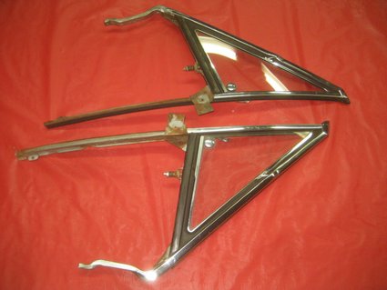 1966-67 Pontiac GTO vent window frames with glass