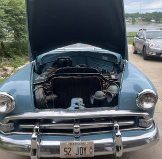 Blue Plymouth Cambridge 1952