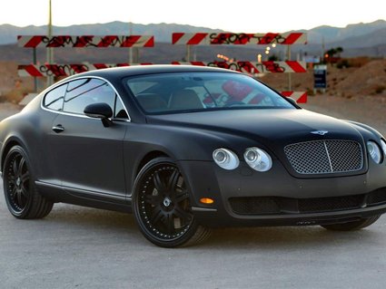 2005 Bentley Continental GT Matt Black Wrap