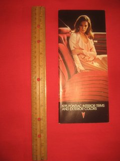 1975 Pontiac Colors and Interiors Brochure
