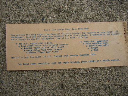 GTO Decal - Thom Mcan Contest