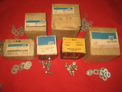 NOS 1955-75 Pontiac, GTO,  Firebird  Hardware