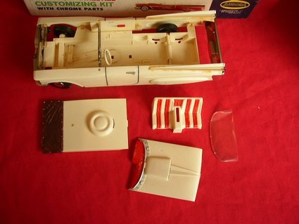 1961 Pontiac Fireball model kit by Aurora