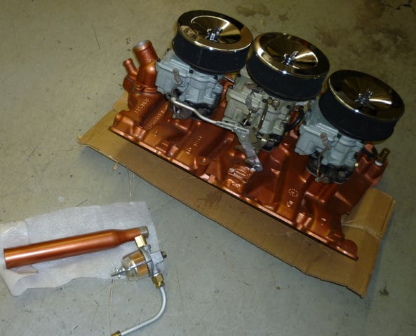 1966 Olds 442 Tri-Power Set-up Complete