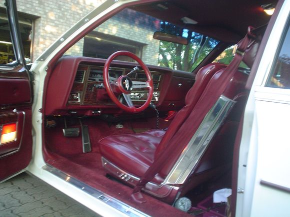 interior with wrong wheel