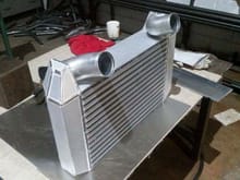 Intercooler finished. You have no idea how difficult it was to get this into a Westfield nosecone!