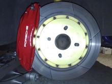 Porchse 911 turbo Brembo's on 330mm disks