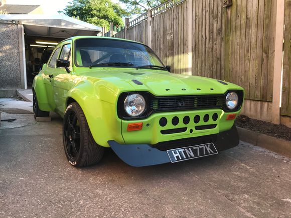 Well just waiting for a good run out and check if it all good adjustable rear beam new twin scroll turbo new exhaust manifold new 100mm intercooler and new auto specialist manifold 😬 big brakes all round 