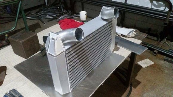 Intercooler finished. You have no idea how difficult it was to get this into a Westfield nosecone!