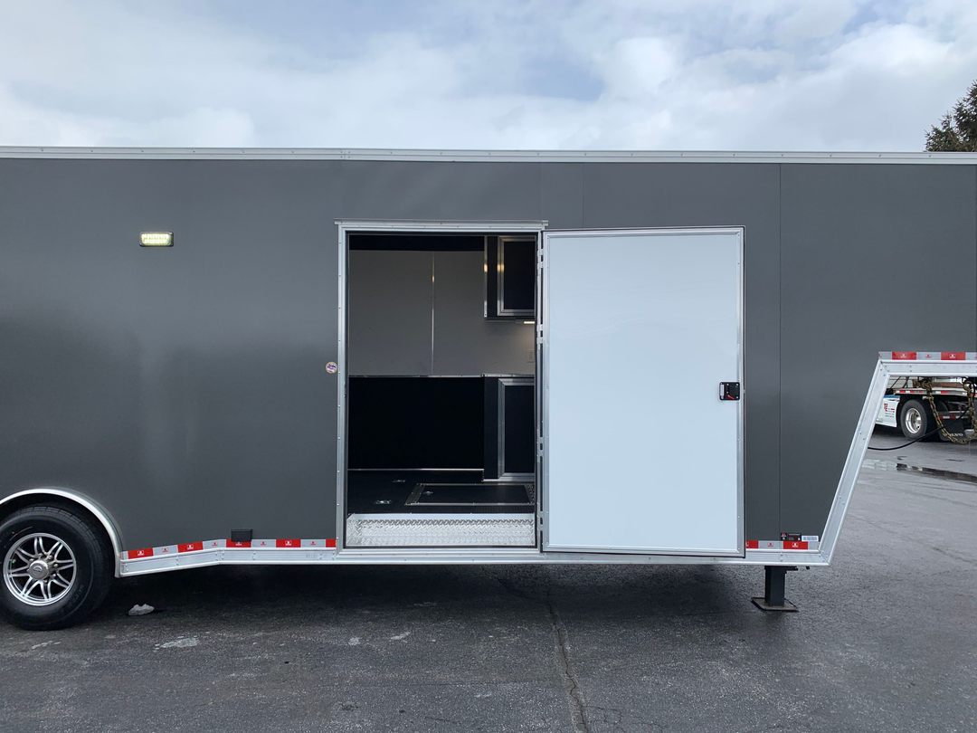 36' United Gooseneck XHeight Spread Axle Race Car Trailer for Sale in