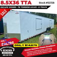 🤩NEW!!! 8.5 x 36 White Enclosed Cargo Trailer 🤩  for sale $14,675 
