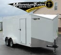 ENCLOSED CARGO TRAILER 2024 7'X16' 6" Extra Height 