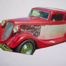 '33 FORD VICKY w/TOTE TRAILER