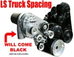 TORQSTORM SUPERCHARGER SYSTEM Truck Spacing Base BLACK Kit: 