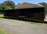 47ft enclosed gooseneck trailer 2-car hauler