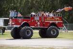 Monster ride truck with jet motor.fire truck Monster ride tr 