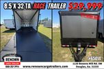 Preorder Now – 8.5 x 32 Race Car Trailer | Loaded  for sale $29,999 