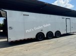 32' RACE TRAILER BATHROOM PACKAGE CAR HAULER ENCLOSED   for sale $32,999 