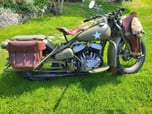  1942 Harley Davidson WLA military  for sale $18,500 
