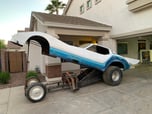 Barnfind Vintage 70’s Corvette Funny Car  for sale $3,500 