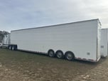 1999 Gold Rush 53’ 3-Car Race Trailer with tractor  for sale $149,900 