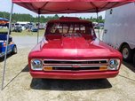 1968 C 10 Chevy Stepside with 2002 28' Haulmark Edge Trailer 