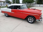 1955 chevy bel air hard top.454 blower 