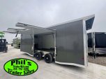 24' EZ HAULER ALL ALUMINUM RACE TRAILER WITH CABINETS  for sale $27,999 