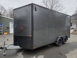 7.5x16 Black-out Aluminum Cargo Trailer in stock, We Deliver  for sale $13,699 